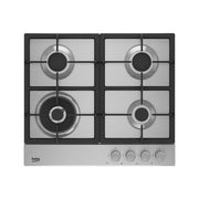 ANAFE EMPOTRABLE A GAS BEKO HIAG64225SX DE 4 HORNALLAS - Inverfin
