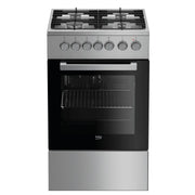 COCINA A GAS/HORNO ELÉCTRICO BEKO FSE52130DX DE 4 HORNALLAS