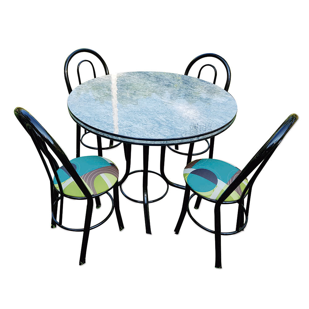 JUEGO DE COMEDOR METAL PLASTICO 150 - Inverfin