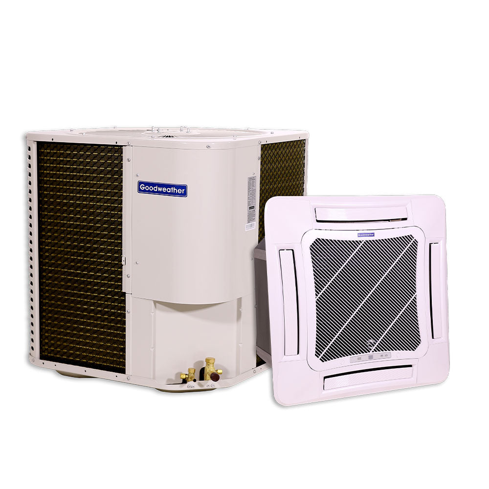 AIRE ACONDICIONADO CASSETTE GOODWEATHER DE 48.000 BTU GW-48CASD R410 3PZ - Inverfin