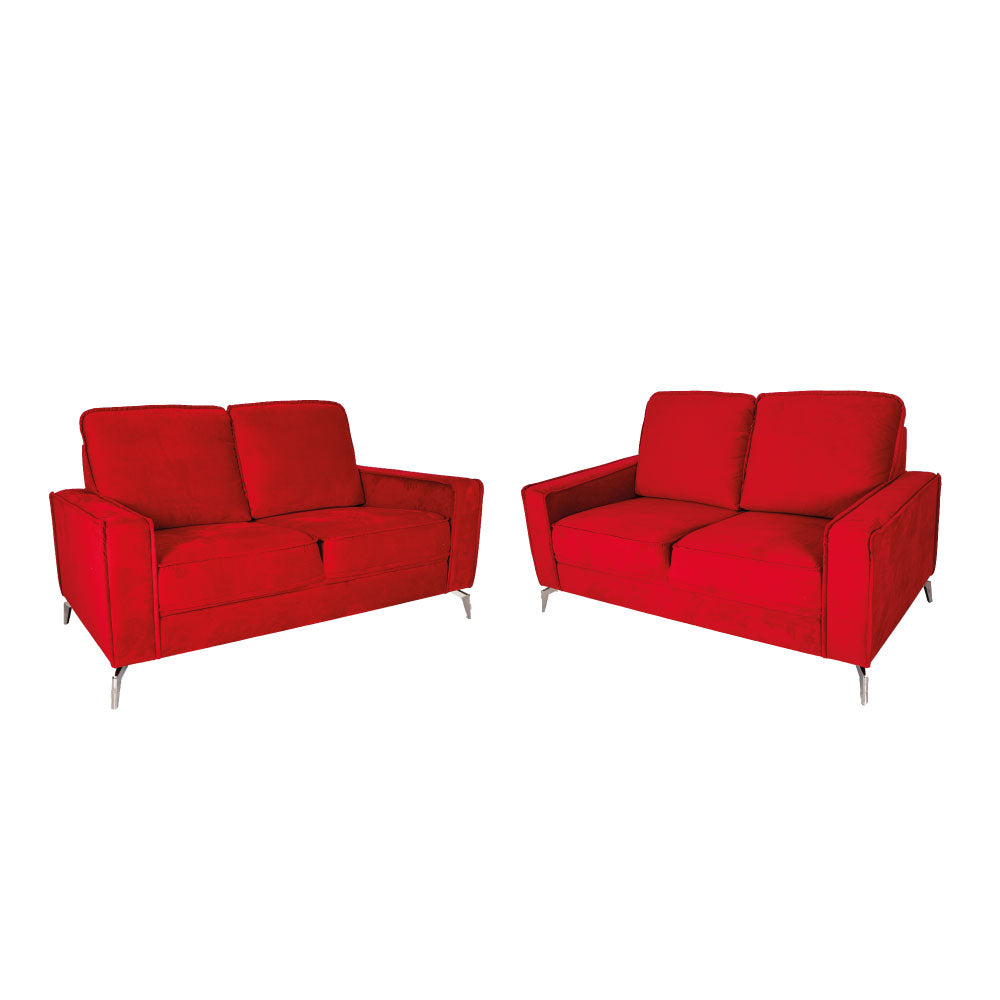 JUEGO DE LIVING DE TELA COUFA LUSITANIA - Inverfin