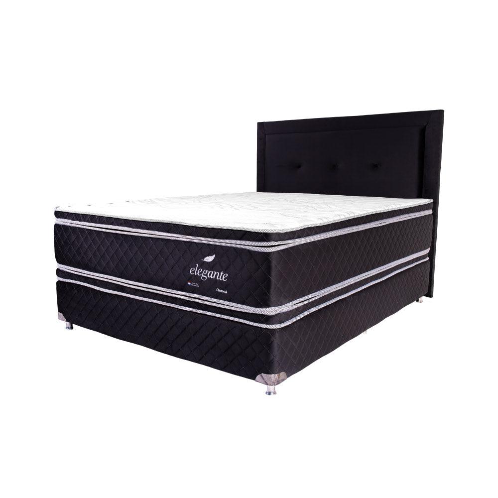 JUEGO DE SOMIER PARANA ELEGANTE 160X200 - Inverfin