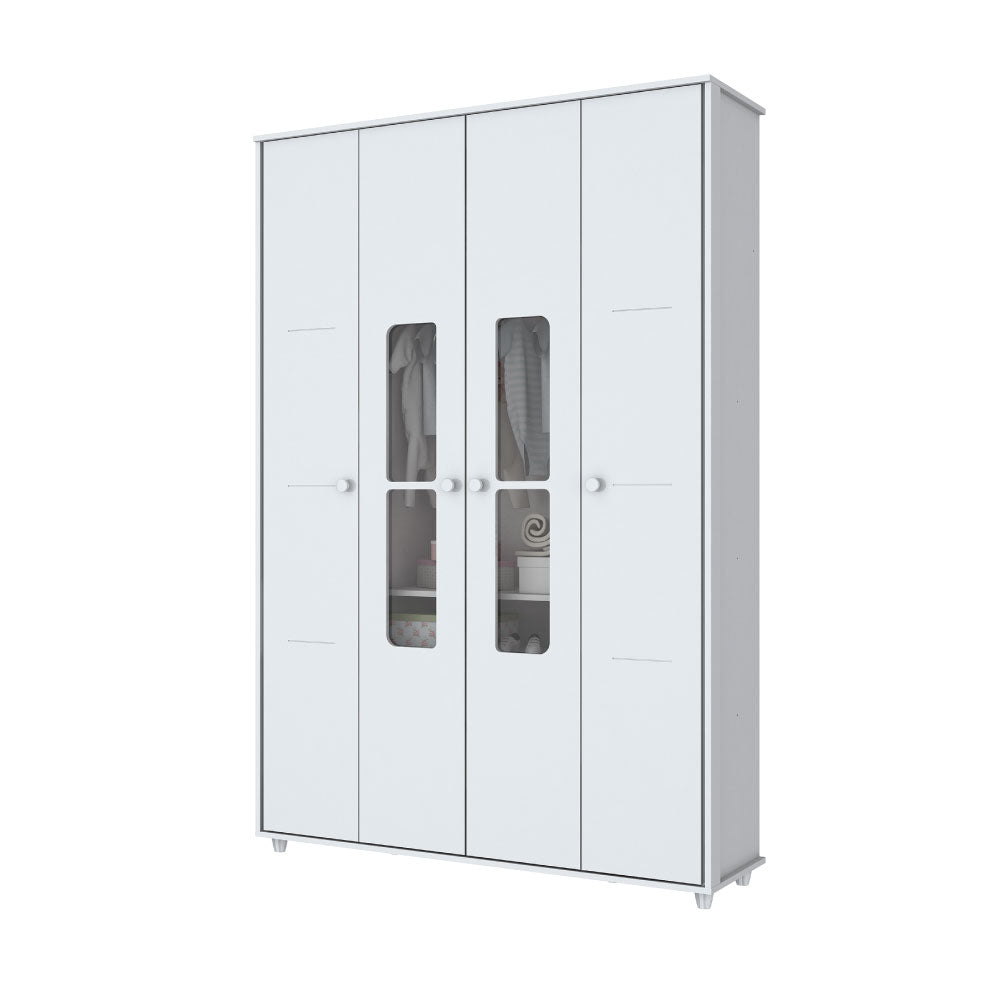 ROPERO HENN AQUARELA DE 4 PUERTAS - Inverfin