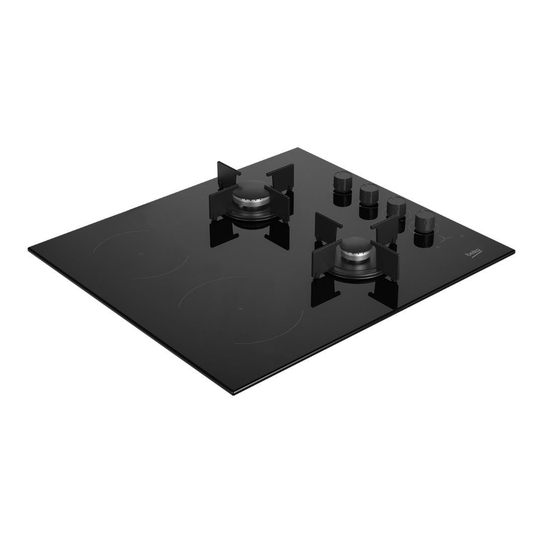 ANAFE VITROCERAMICO/GAS BEKO HILM64120S - Inverfin