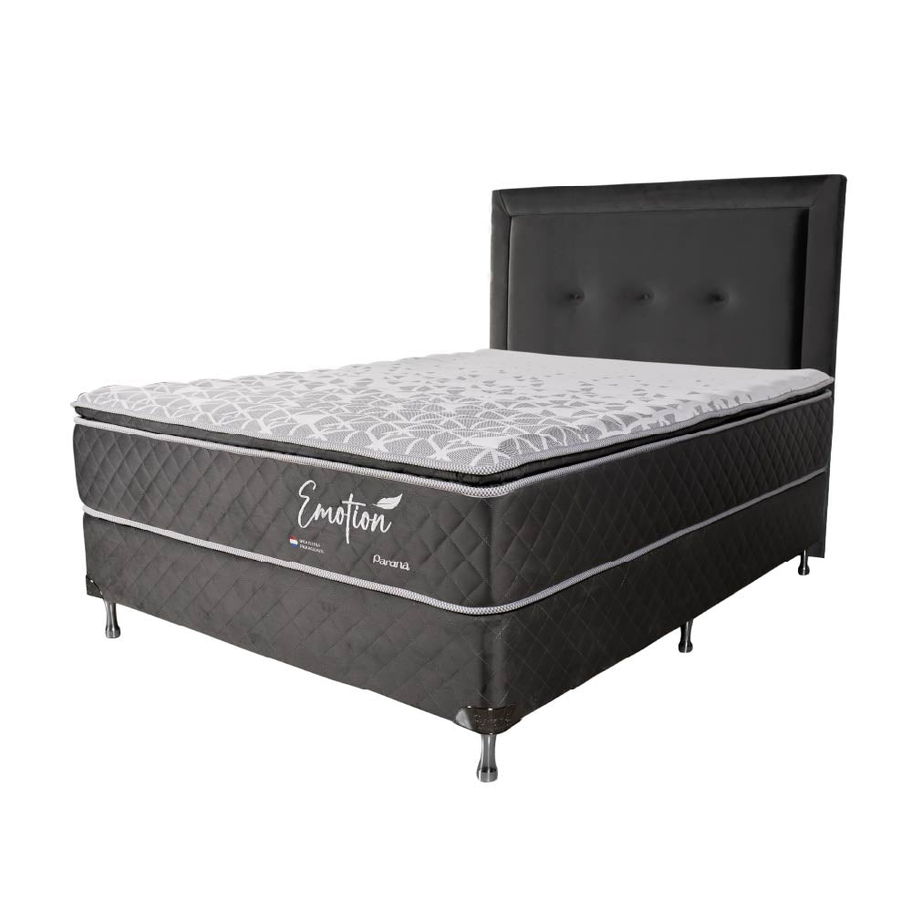 JUEGO DE SOMIER PARANA EMOTION 160X200 - Inverfin