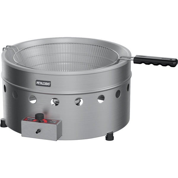 FREIDORA METALCUBAS TFRG-5 GAS 7LTS - Inverfin