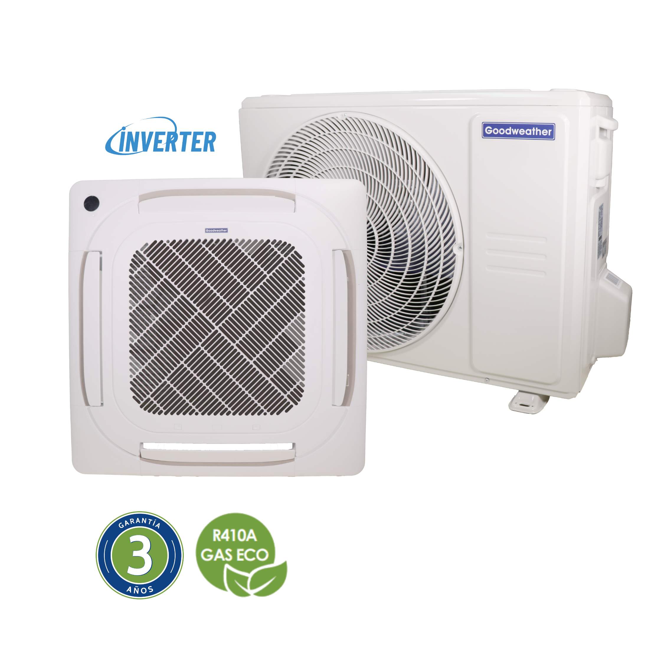 AIRE GOODWEATHER CASSETTE 24.000 BTU GW-24CAINVSM - INVERTER