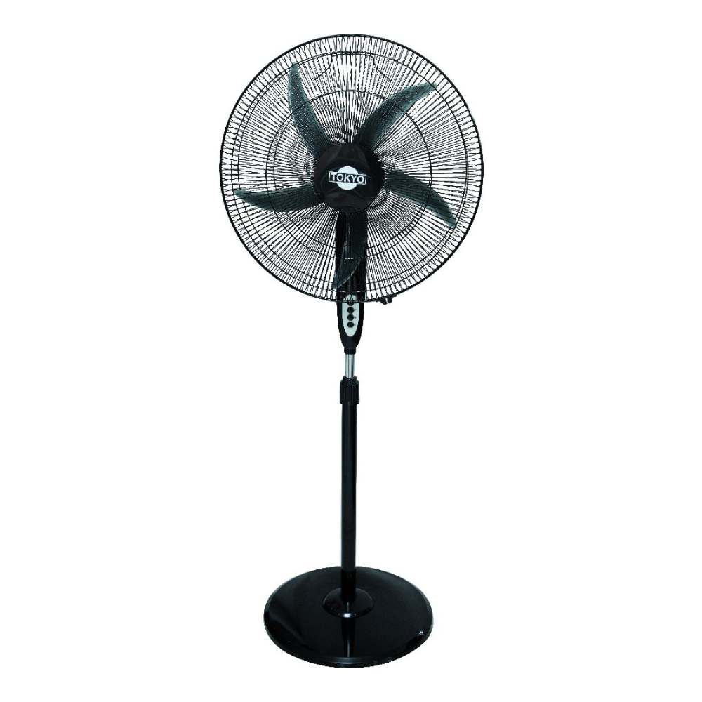 VENTILADOR TOKYO BRAVISIMO DE PIE NEGRO