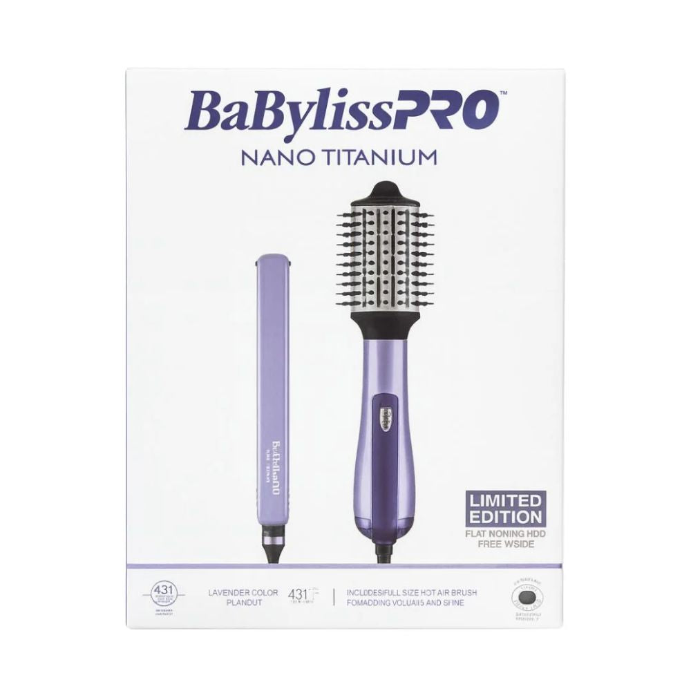 PACK BABYLISS LAVANDA PLA4091+BRUSH 2.5