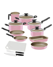 JGO DE OLLA 12PZ TRAMONTINA NEW TURQ ROS - Inverfin