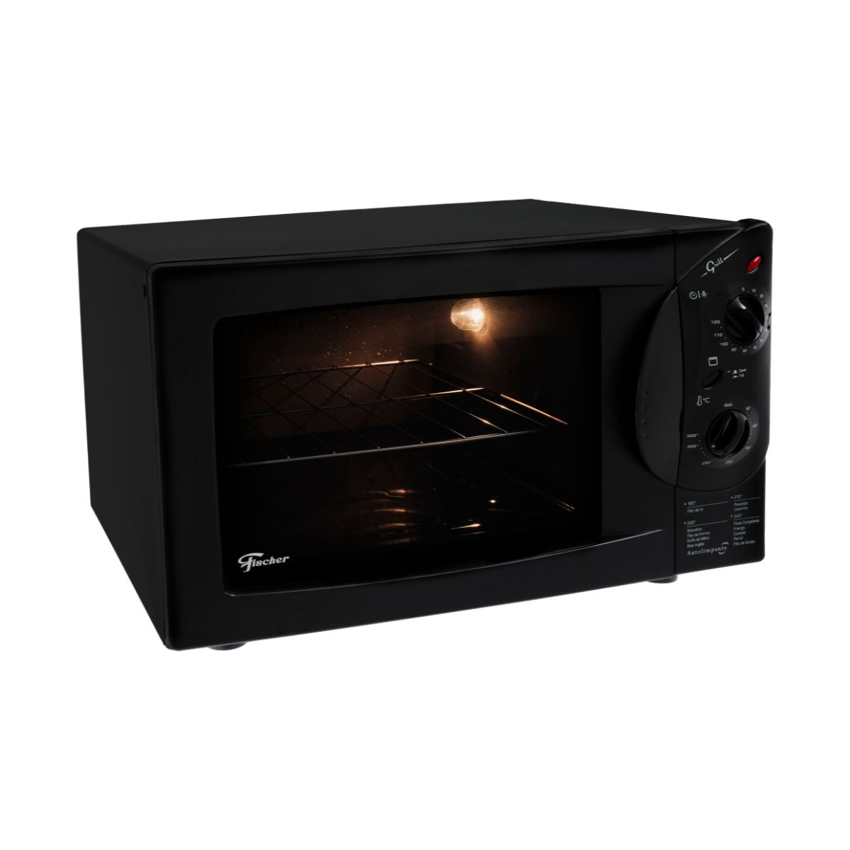 HORNO ELECT FISCHER GRILL 44LTS NEGRO - Inverfin