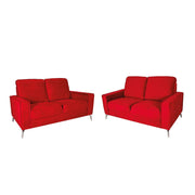 JUEGO DE LIVING DE TELA COUFA LUSITANIA - Inverfin