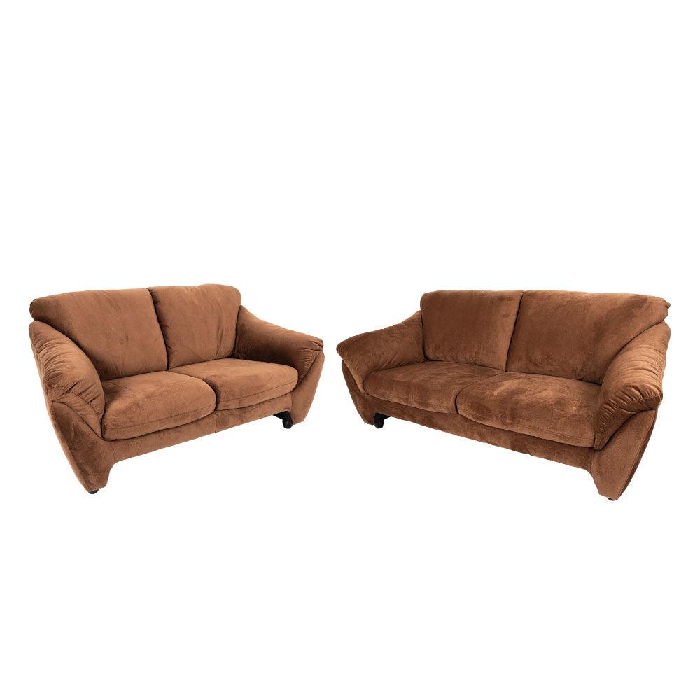 JUEGO DE LIVING DE TELA COUFA LANCIA - Inverfin