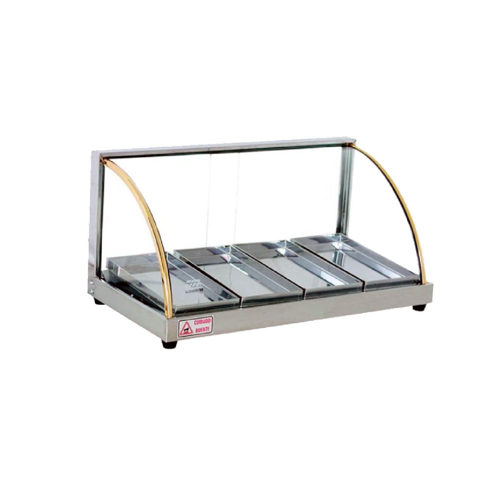 EXHIBIDORA PARA ALIMENTOS TITA 4 BANDEJAS ECO - Inverfin