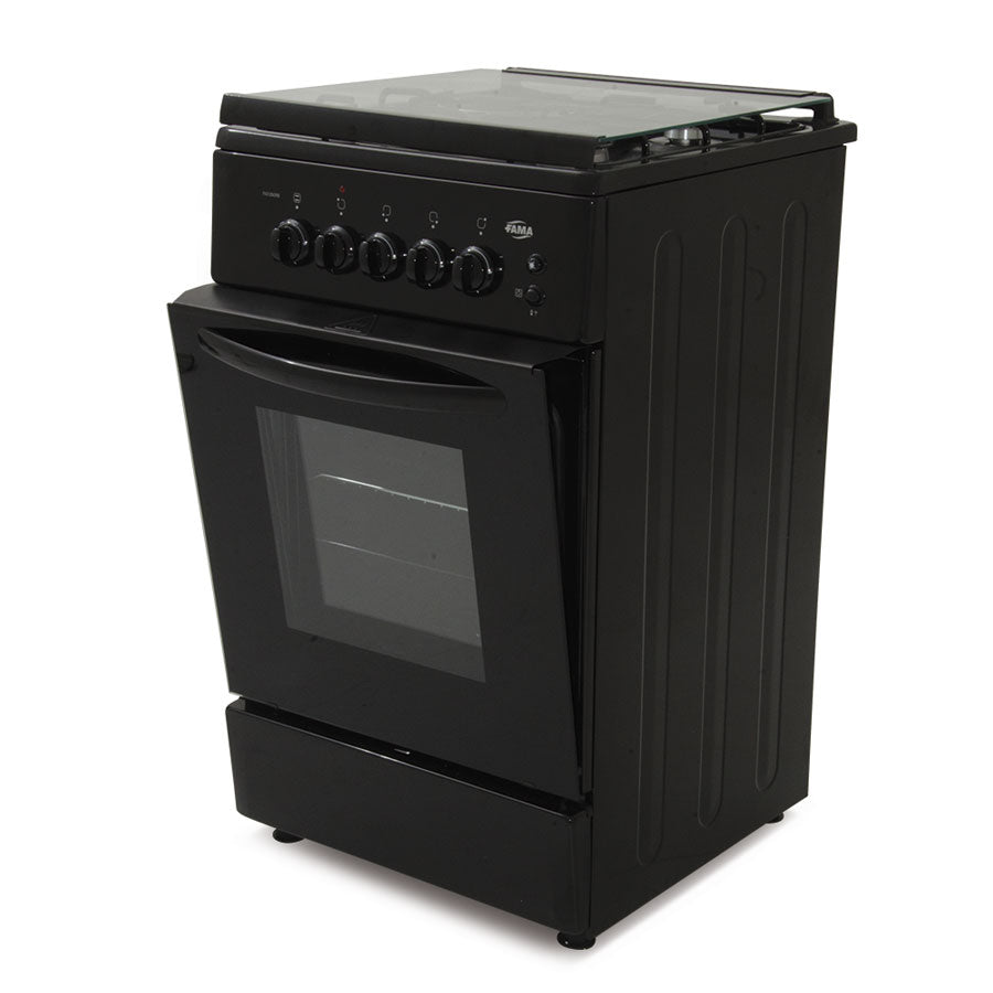 COCINA A GAS Y ELÉCTRICA FAMA DIVA DE 4 HORNALLAS - Inverfin