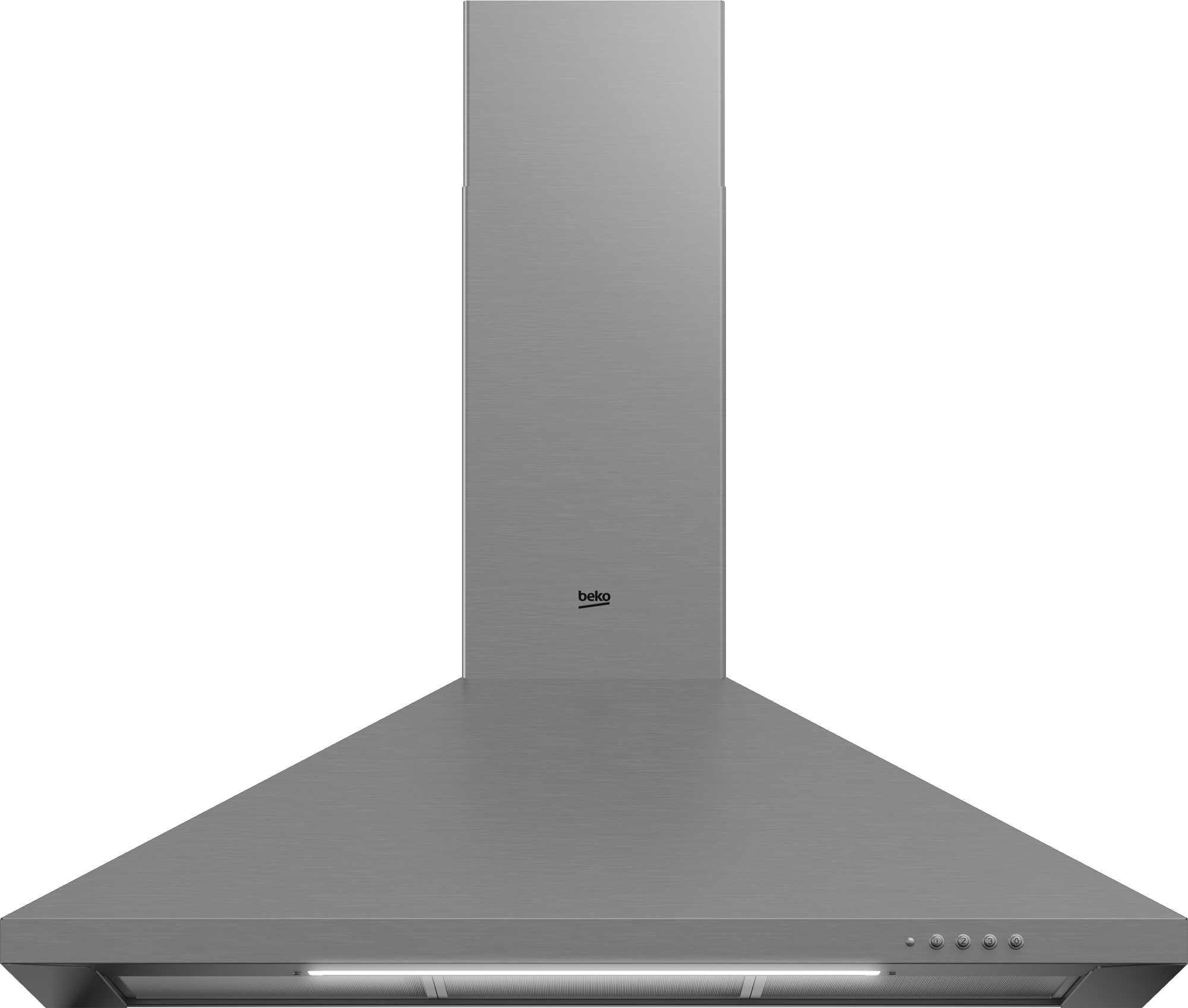 CAMPANA DE PARED PIRAMIDE BEKO CWB9441XN DE 90 CM - Inverfin