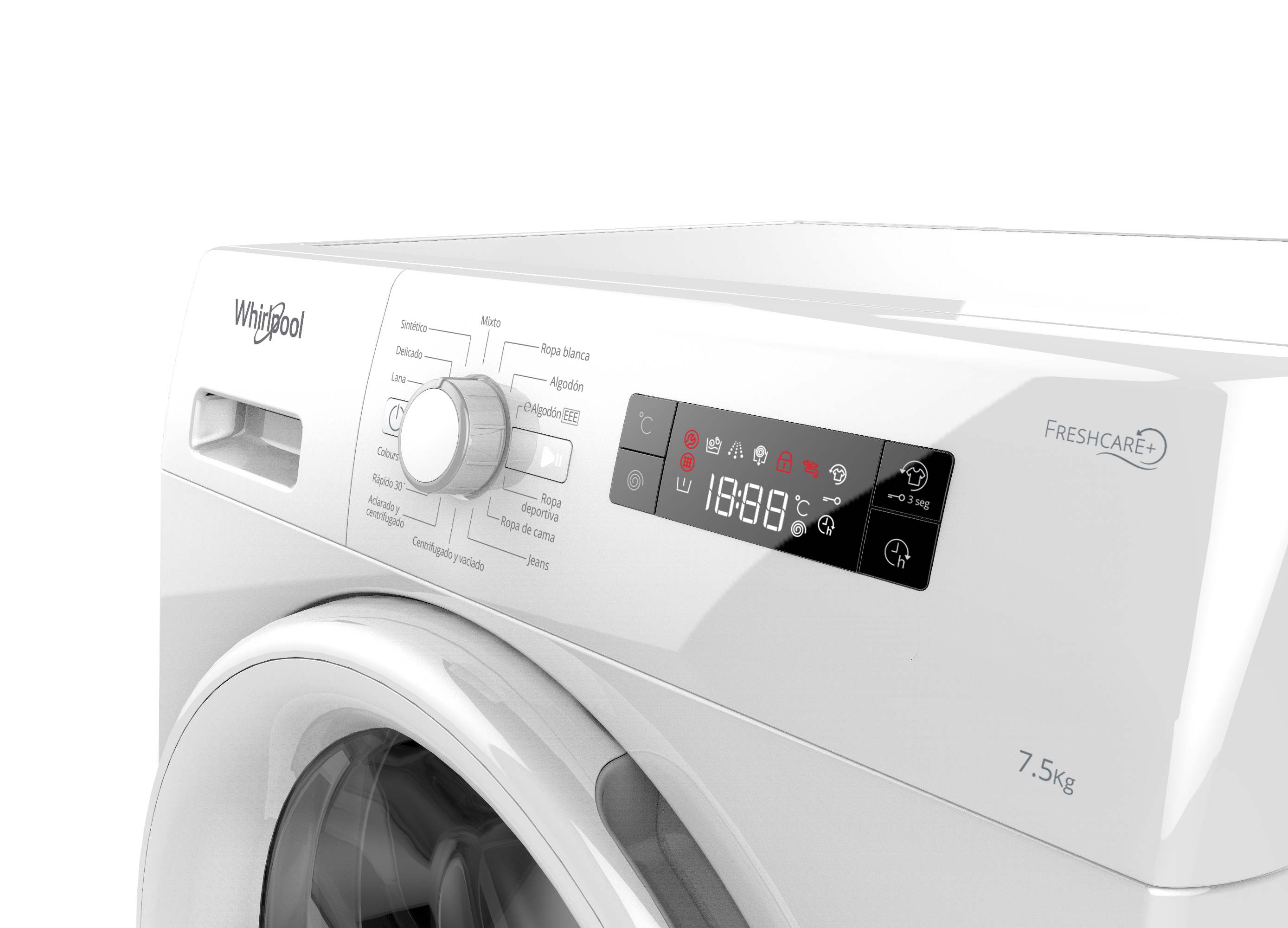 LAVARROPAS WHIRLPOOL WLF752B2 DE 7,5 KG - Inverfin