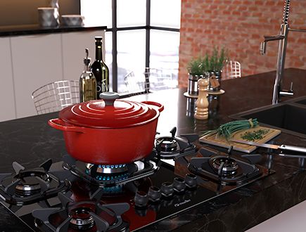 ANAFE MUELLER COOKTOP 05H-VID ULTRA LLAMA - Inverfin