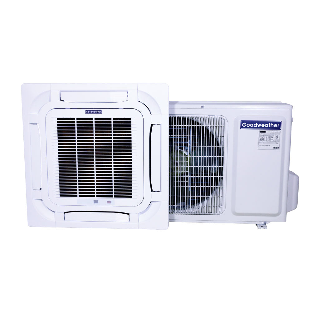AIRE ACONDICIONADO CASSETTE GOODWEATHER DE 18.000 BTU GW-18CASD R410 3PZ - Inverfin