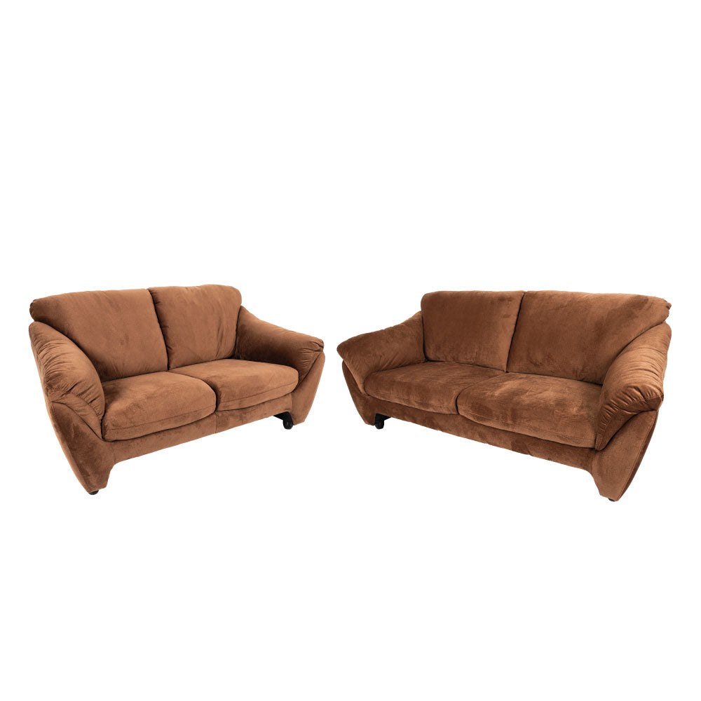 JUEGO DE LIVING DE TELA COUFA LANCIA - Inverfin