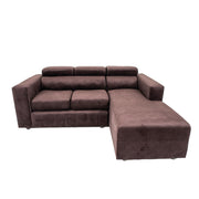 JUEGO DE LIVING DE TELA ESQUINERO COUFA AMAYA - Inverfin