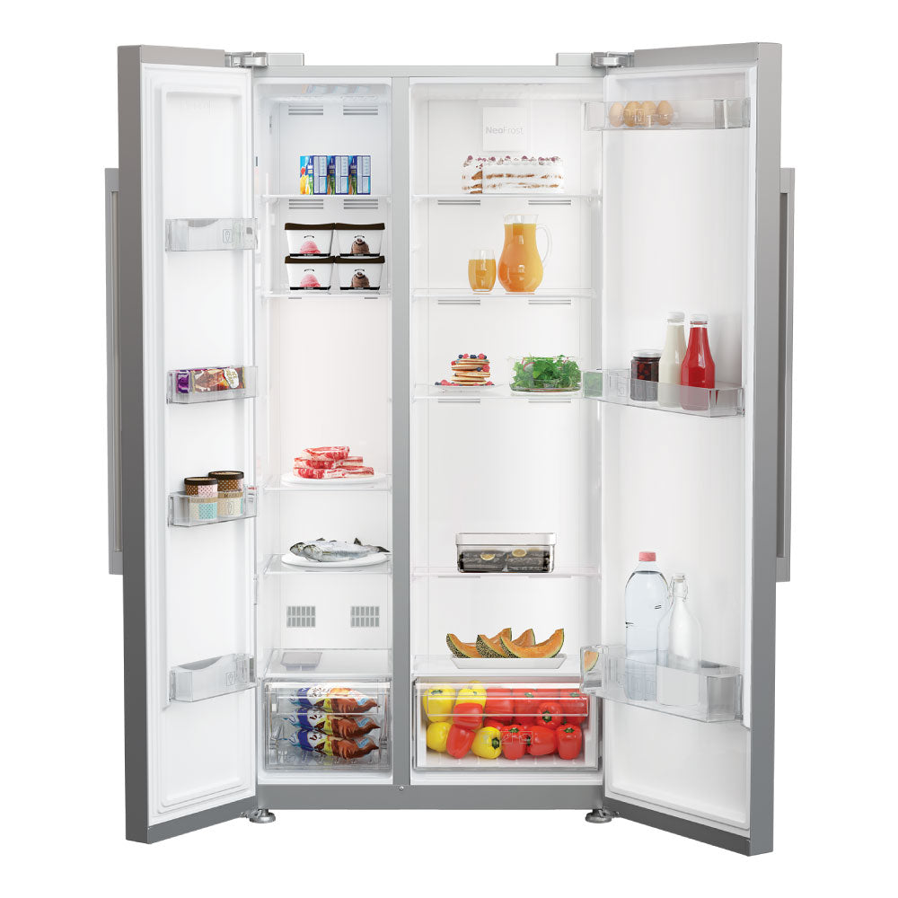 HELADERA BEKO SIDE BY SIDE GNE64021XB 580 LTS - Inverfin