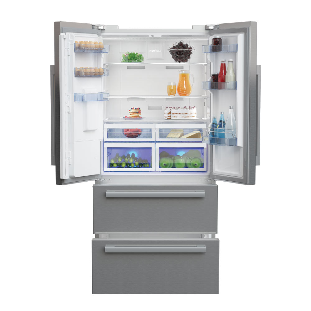 HELADERA BEKO SIDE BY SIDE GNE60530DXN 530 LTS - Inverfin