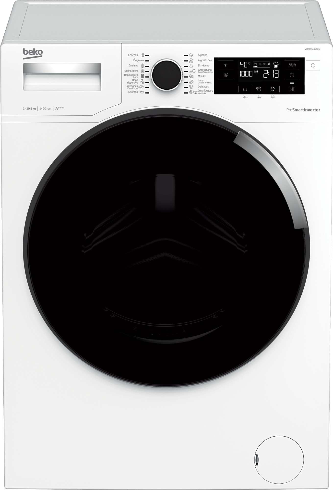 LAVARROPAS BEKO WTE10744XBOW 10,5KG - Inverfin