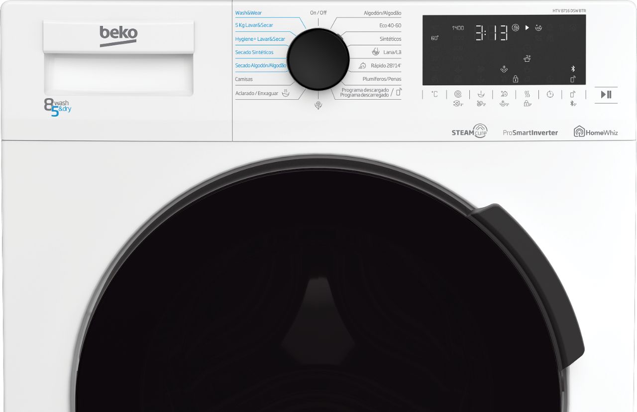 LAVASECARROPAS BEKO HTV8716DSW 8KG/5KG - Inverfin
