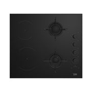 ANAFE VITROCERAMICO/GAS BEKO HILM64120S - Inverfin