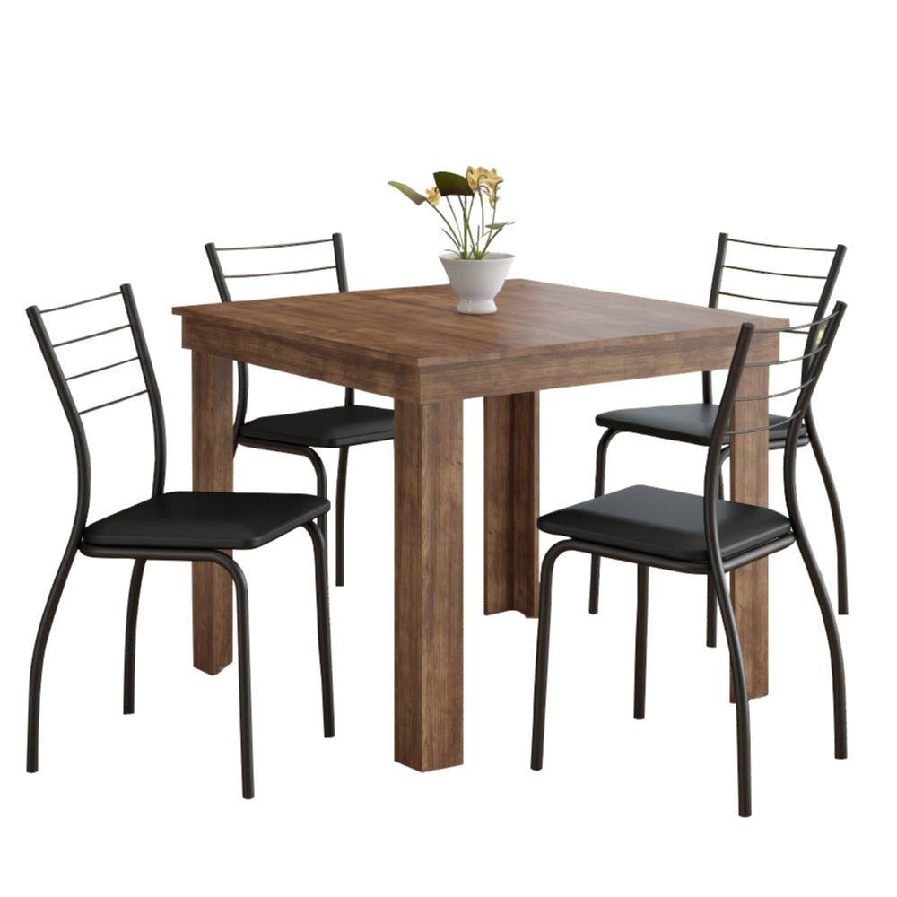 JUEGO DE MESA CARRARO 1555/1700 4 SILLAS - Inverfin