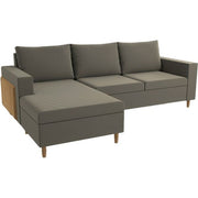 SOFA KAPPESBERG ELITE SUEDE GRIS 2PZ - Inverfin