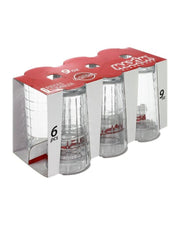 JUE VASO OVERETTA 6PZ 235ML MAXIM - Inverfin